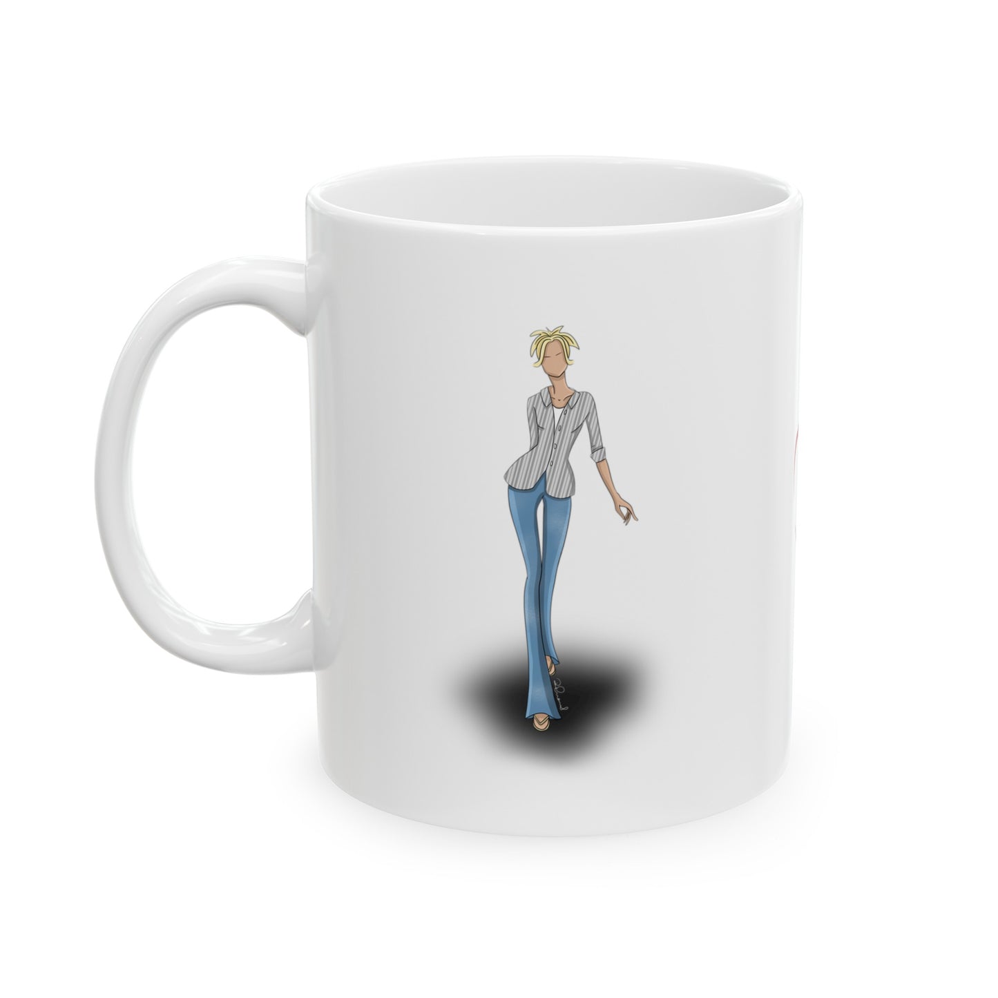 Lynette Scavo from Desperate Housewives Croquis Ceramic Mug, (11oz)