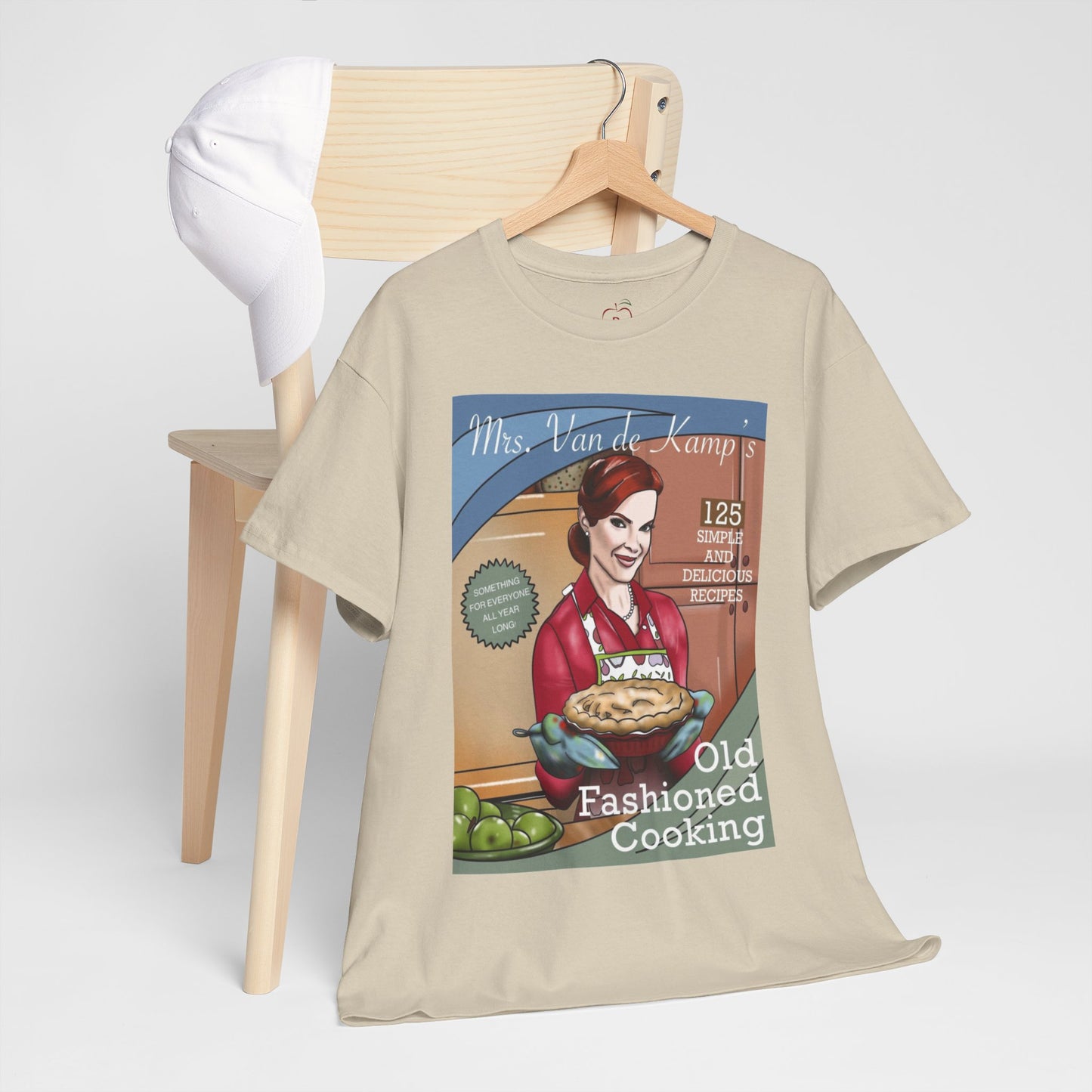 Mrs Van De Kamp’s Old Fashioned Cooking Unisex Heavy Cotton Tee