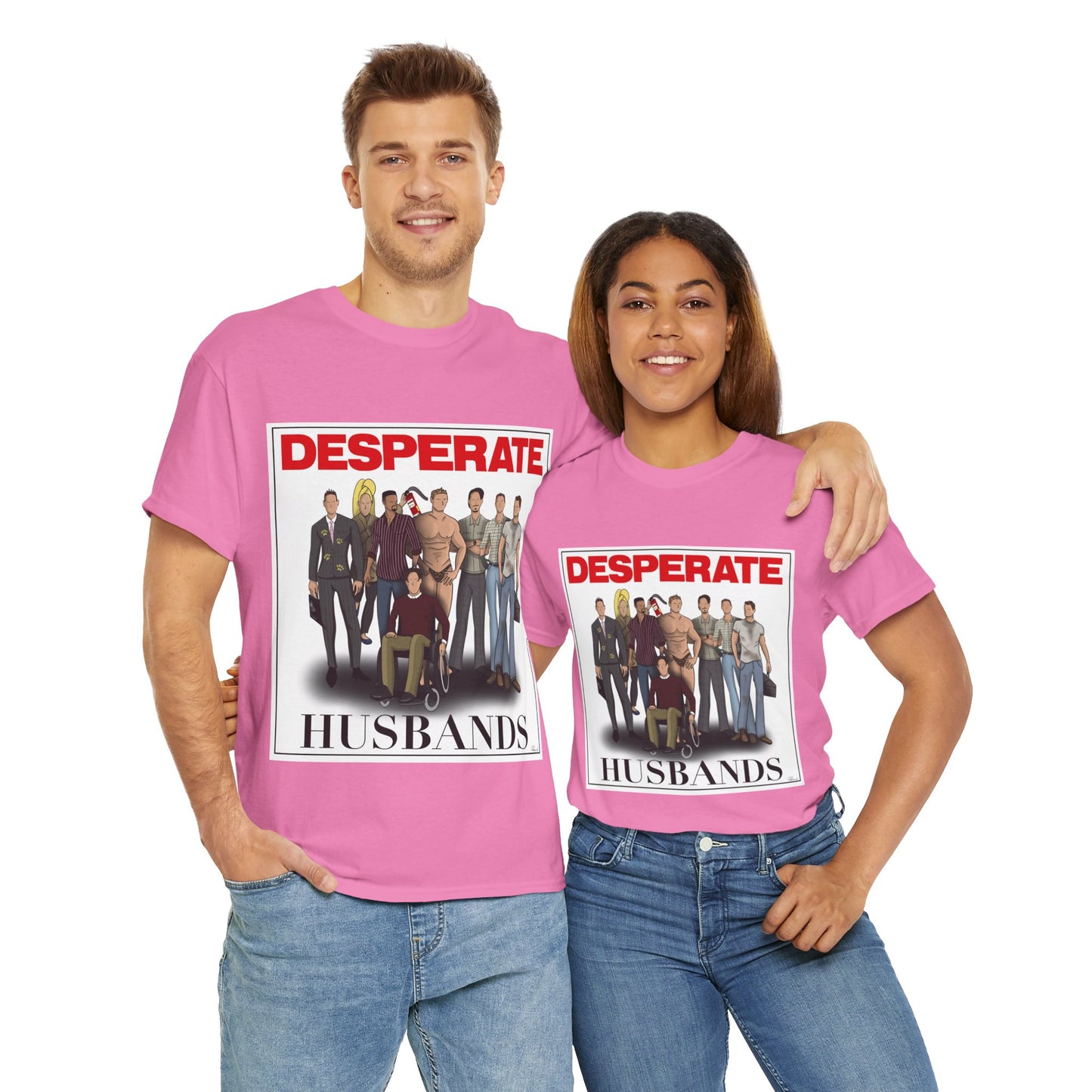 Desperate Husbands Unisex Heavy Cotton Tee