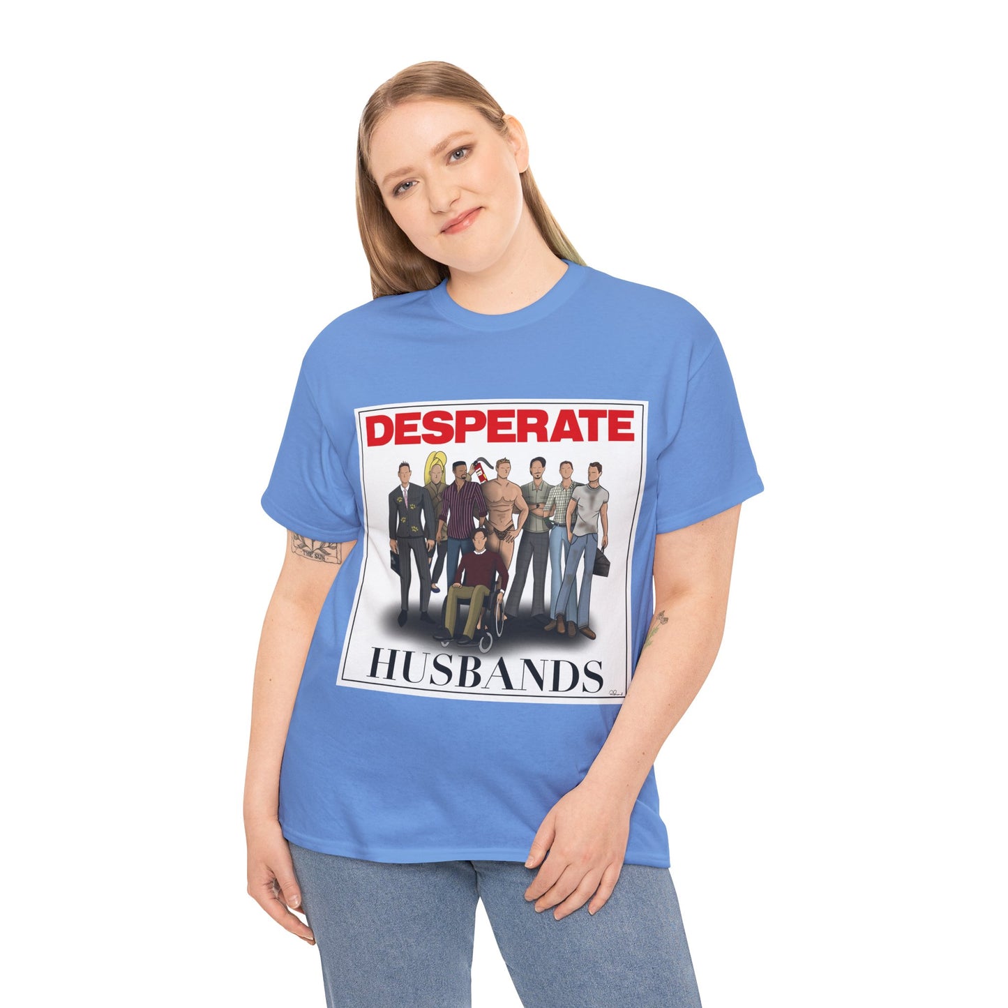 Desperate Husbands Unisex Heavy Cotton Tee