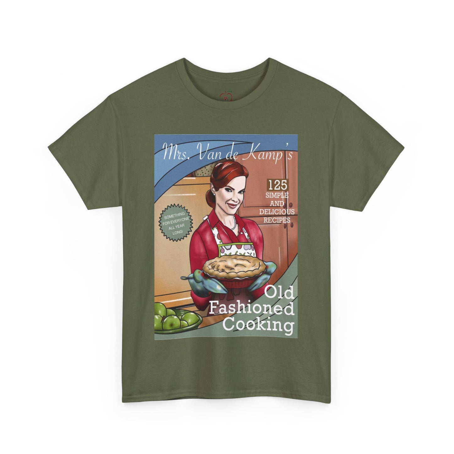 Mrs Van De Kamp’s Old Fashioned Cooking Unisex Heavy Cotton Tee