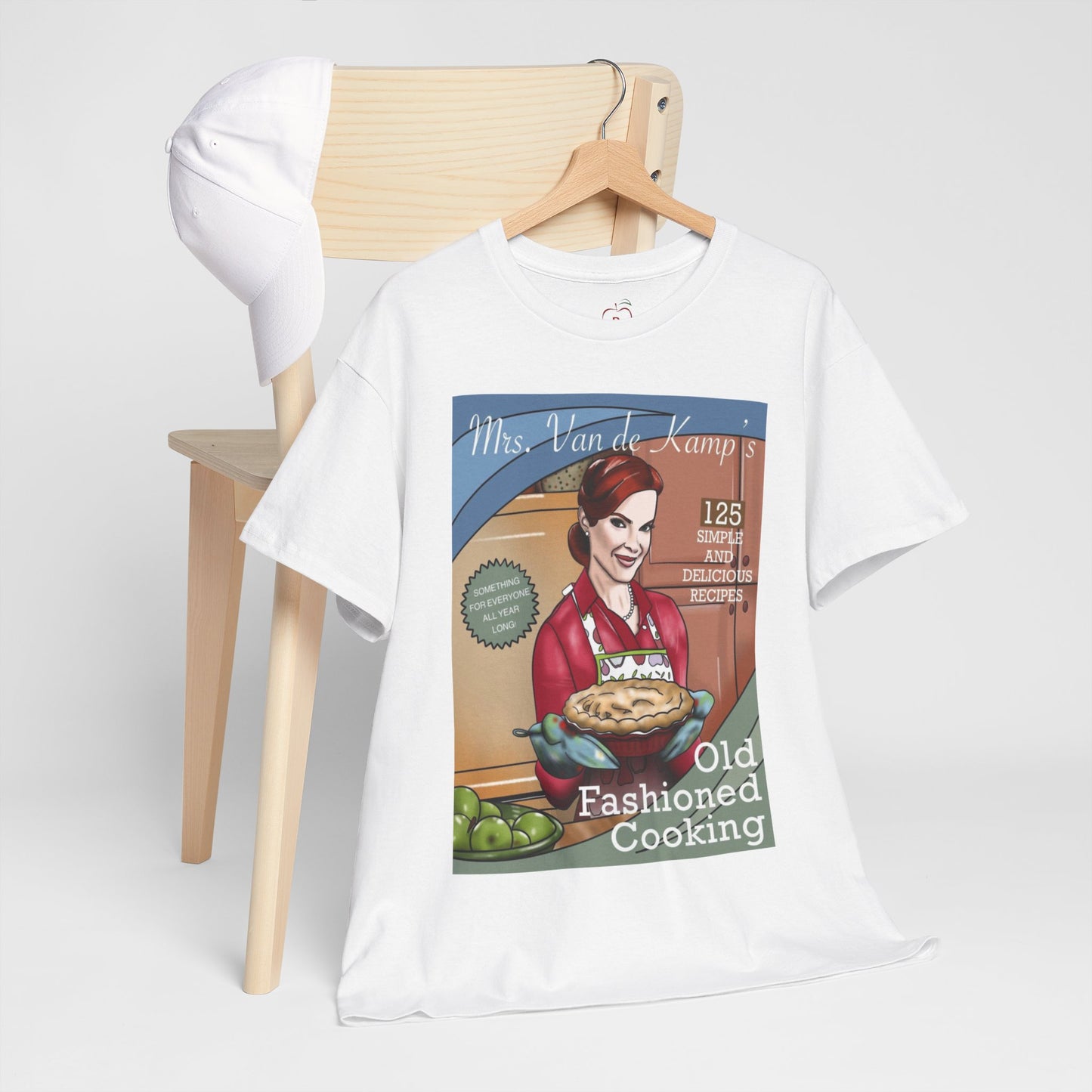 Mrs Van De Kamp’s Old Fashioned Cooking Unisex Heavy Cotton Tee