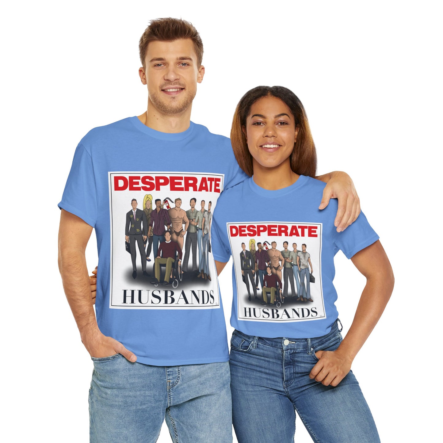 Desperate Husbands Unisex Heavy Cotton Tee