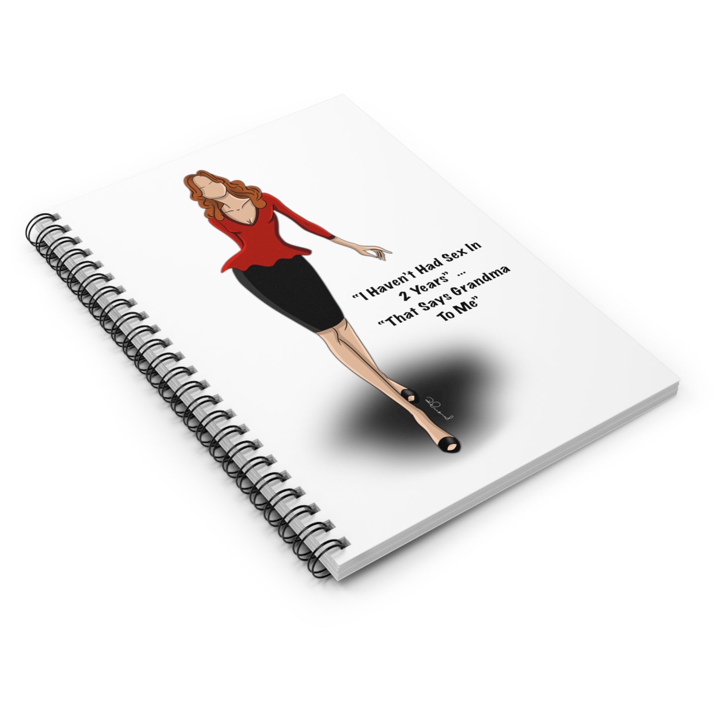 Katherine Mayfair Desperate Housewives Croquis Spiral Notebook - Ruled Line