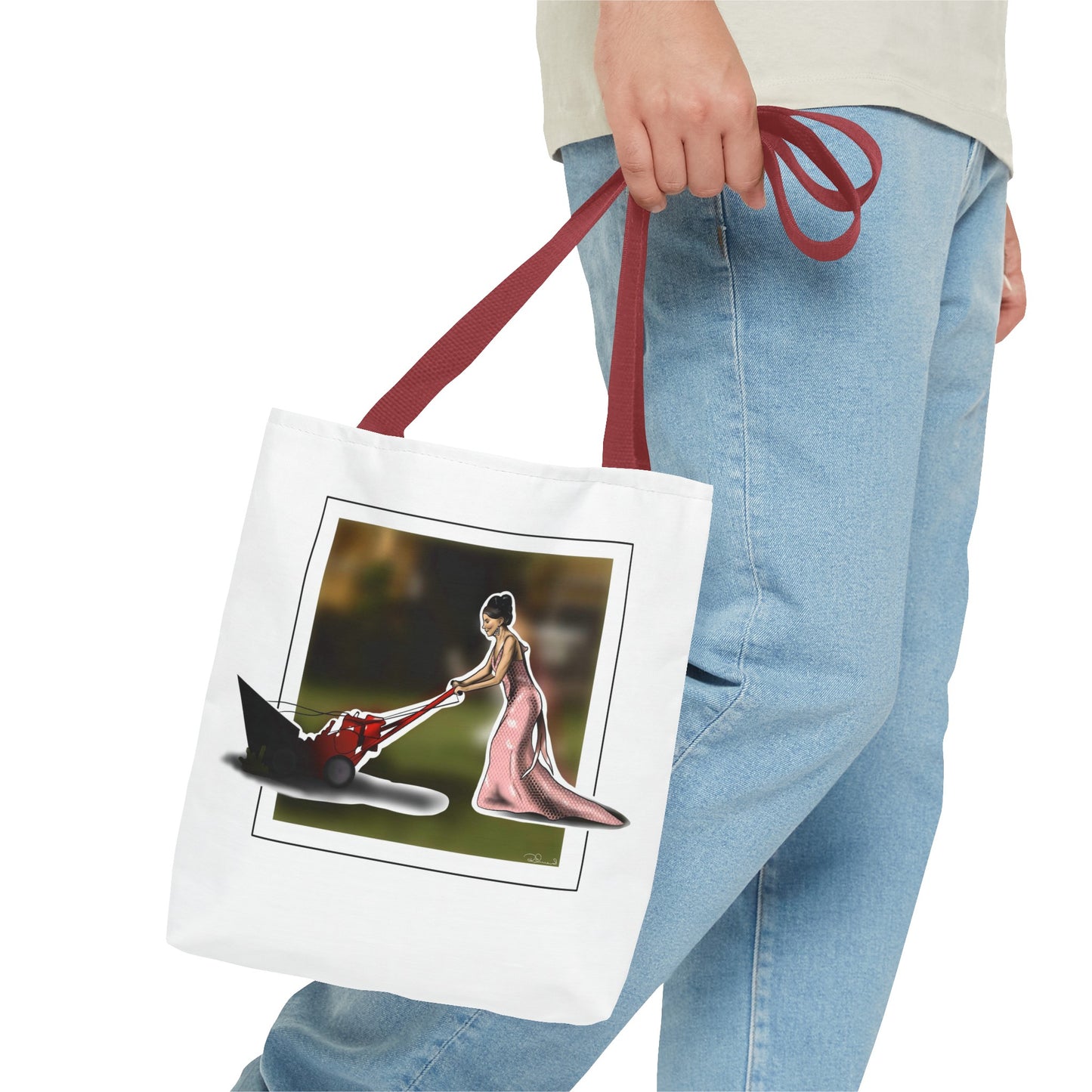 Gabrielle Solis Lawn Mower Desperate Housewives Croquis Tote Bag