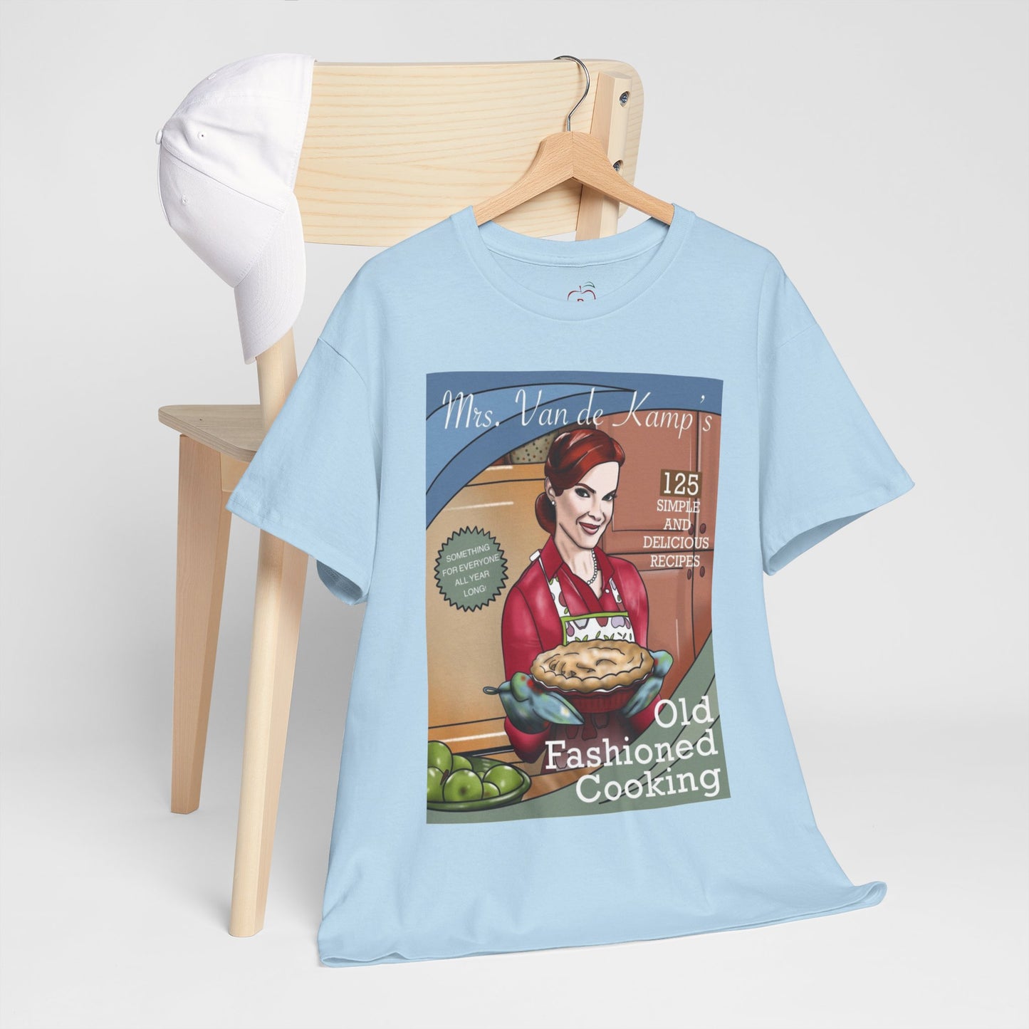 Mrs Van De Kamp’s Old Fashioned Cooking Unisex Heavy Cotton Tee