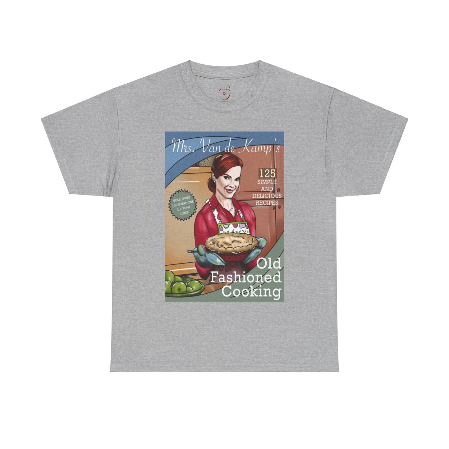 Mrs Van De Kamp’s Old Fashioned Cooking Unisex Heavy Cotton Tee