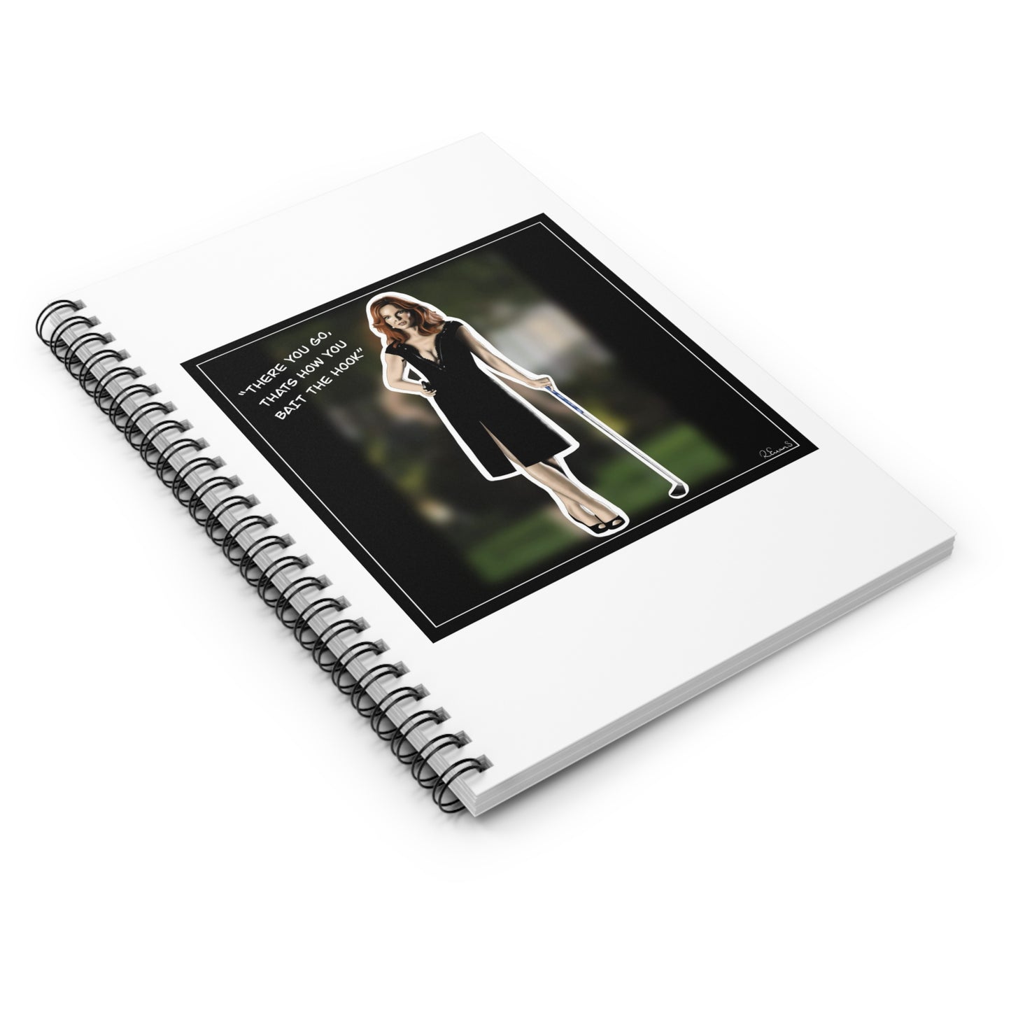 Sexy Bree Spiral Notebook - Ruled Line