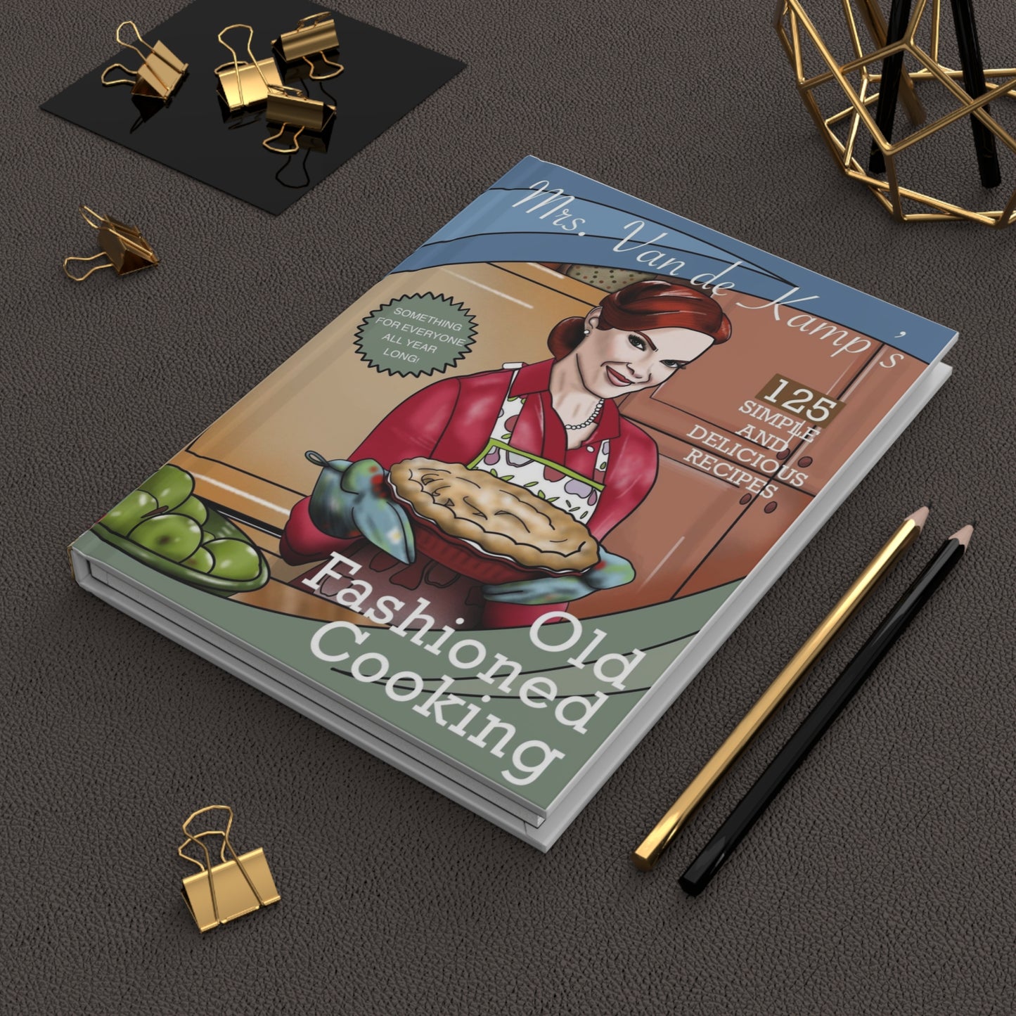 Mrs Van De Kamp’s Old Fashioned Cookbook (Hardcover Journal Matte)