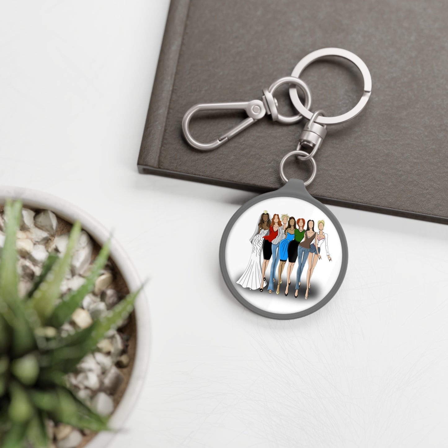 Desperate Housewives Group Croquis Keyring