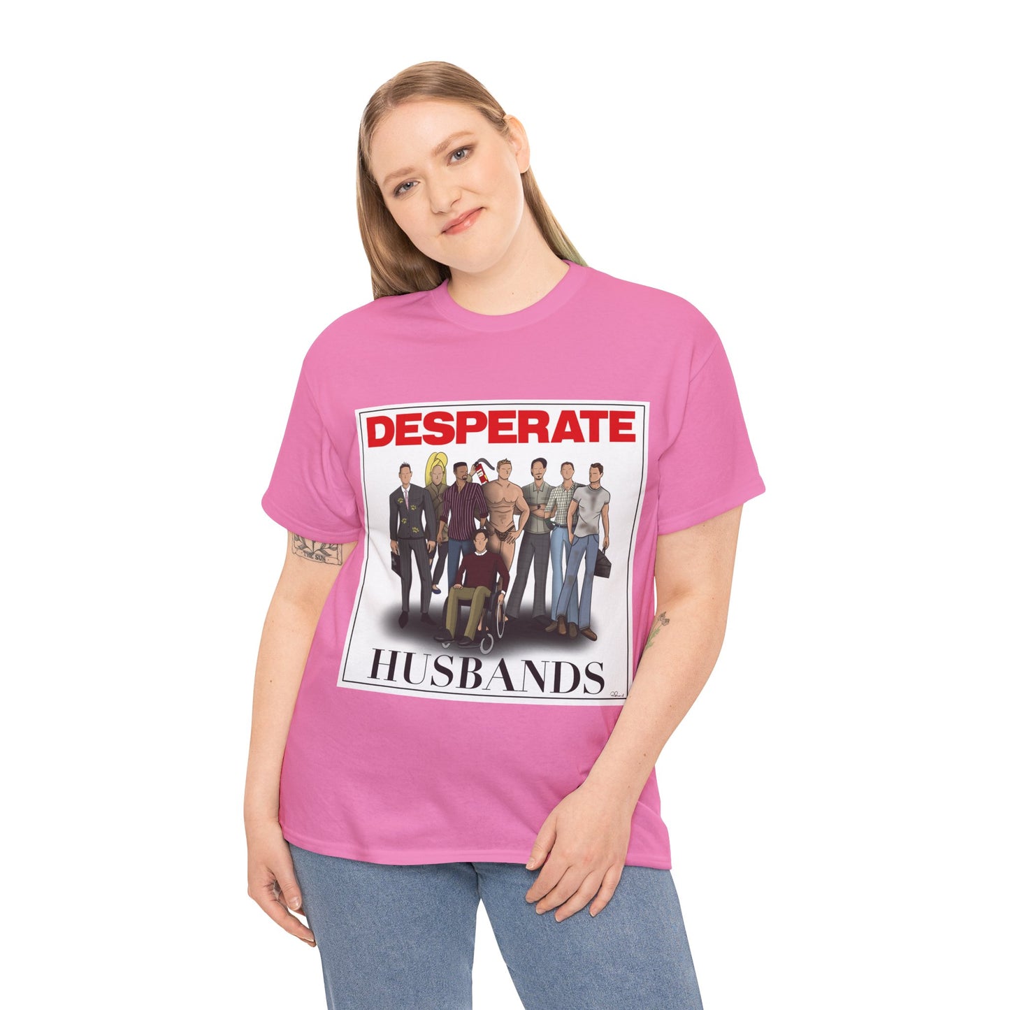 Desperate Husbands Unisex Heavy Cotton Tee