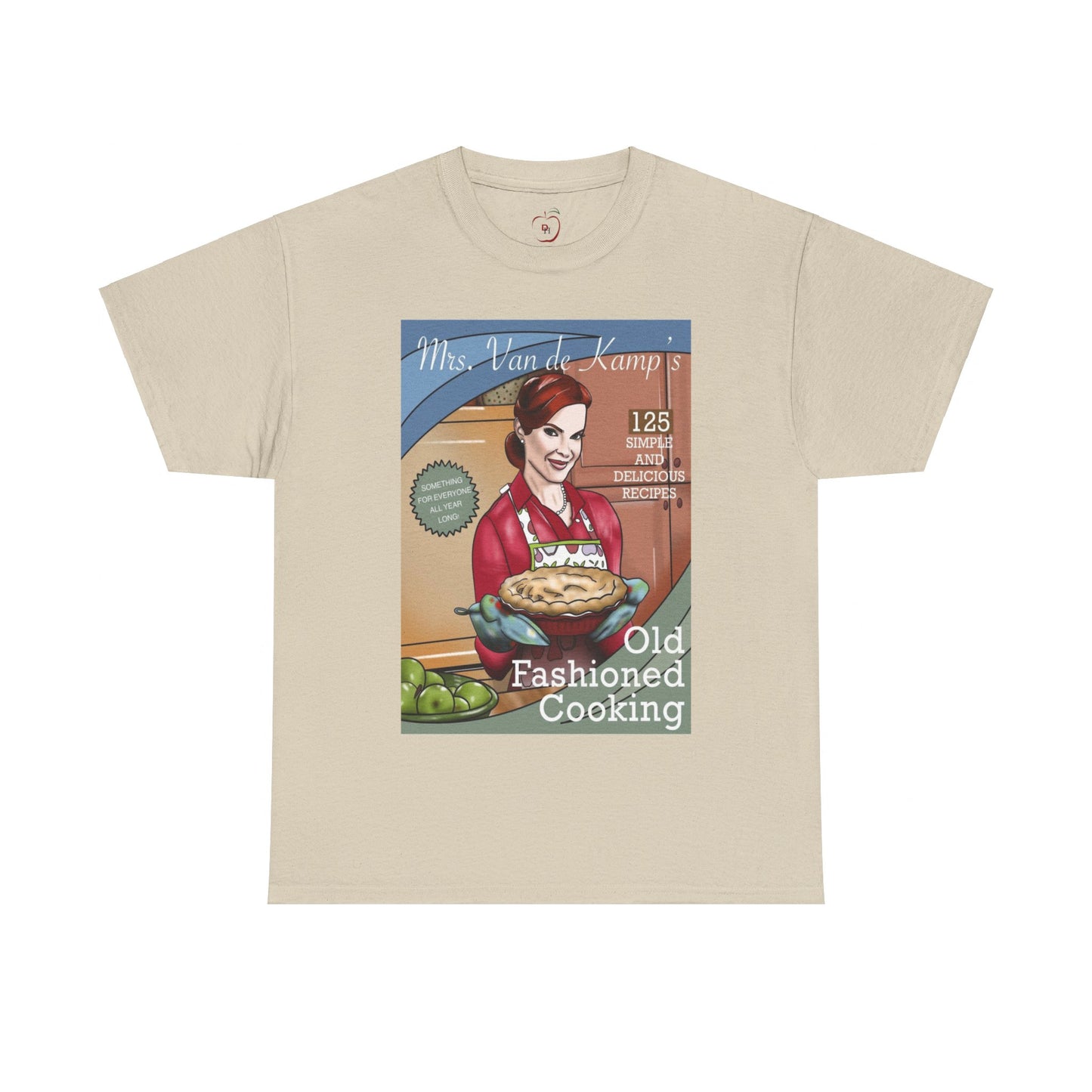 Mrs Van De Kamp’s Old Fashioned Cooking Unisex Heavy Cotton Tee