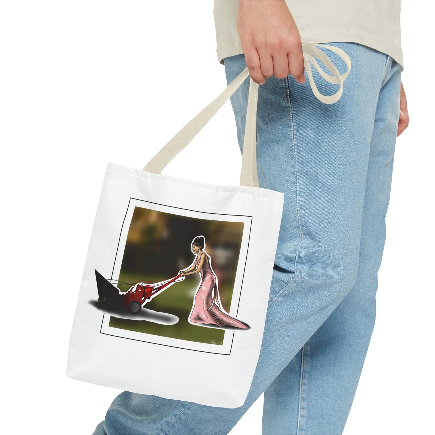 Gabrielle Solis Lawn Mower Desperate Housewives Croquis Tote Bag