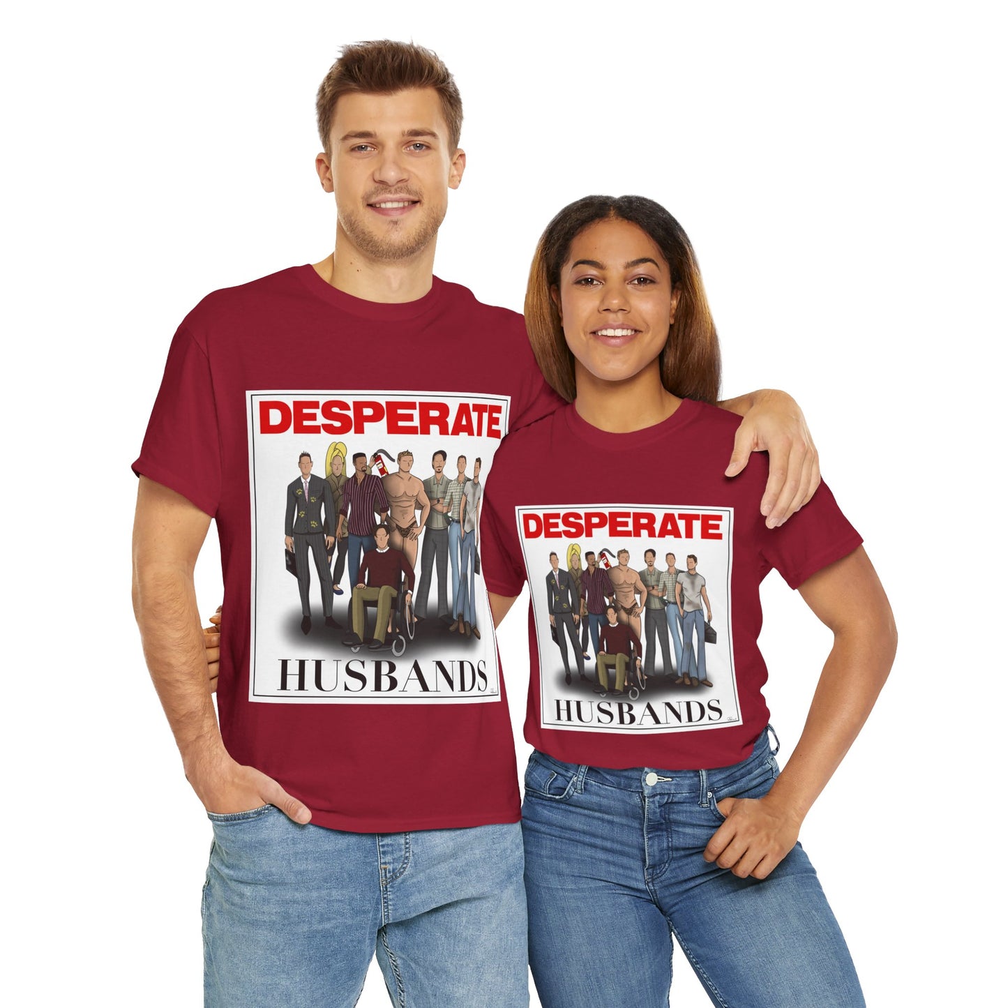 Desperate Husbands Unisex Heavy Cotton Tee