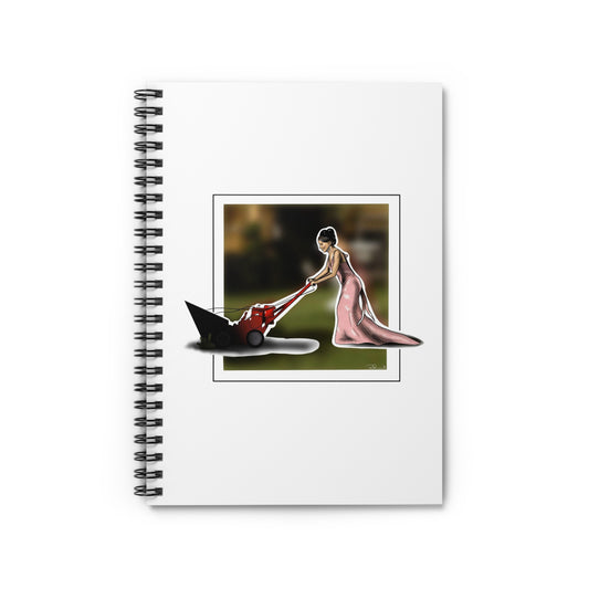 Gabrielle Solis Lawn Mower Desperate Housewives Croquis Spiral Notebook - Ruled Line