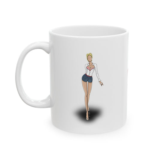 Edie Britt from Desperate Housewives Croquis Ceramic Mug, (11oz)