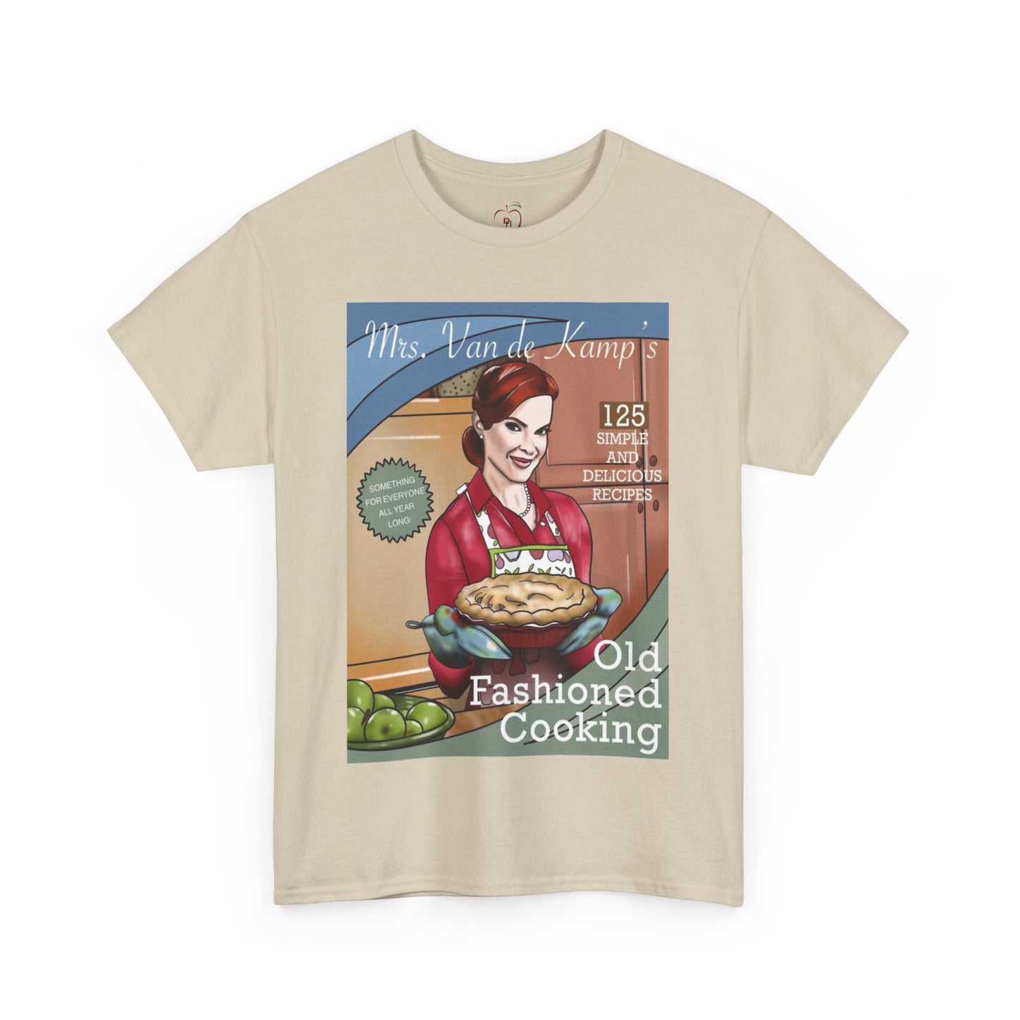 Mrs Van De Kamp’s Old Fashioned Cooking Unisex Heavy Cotton Tee