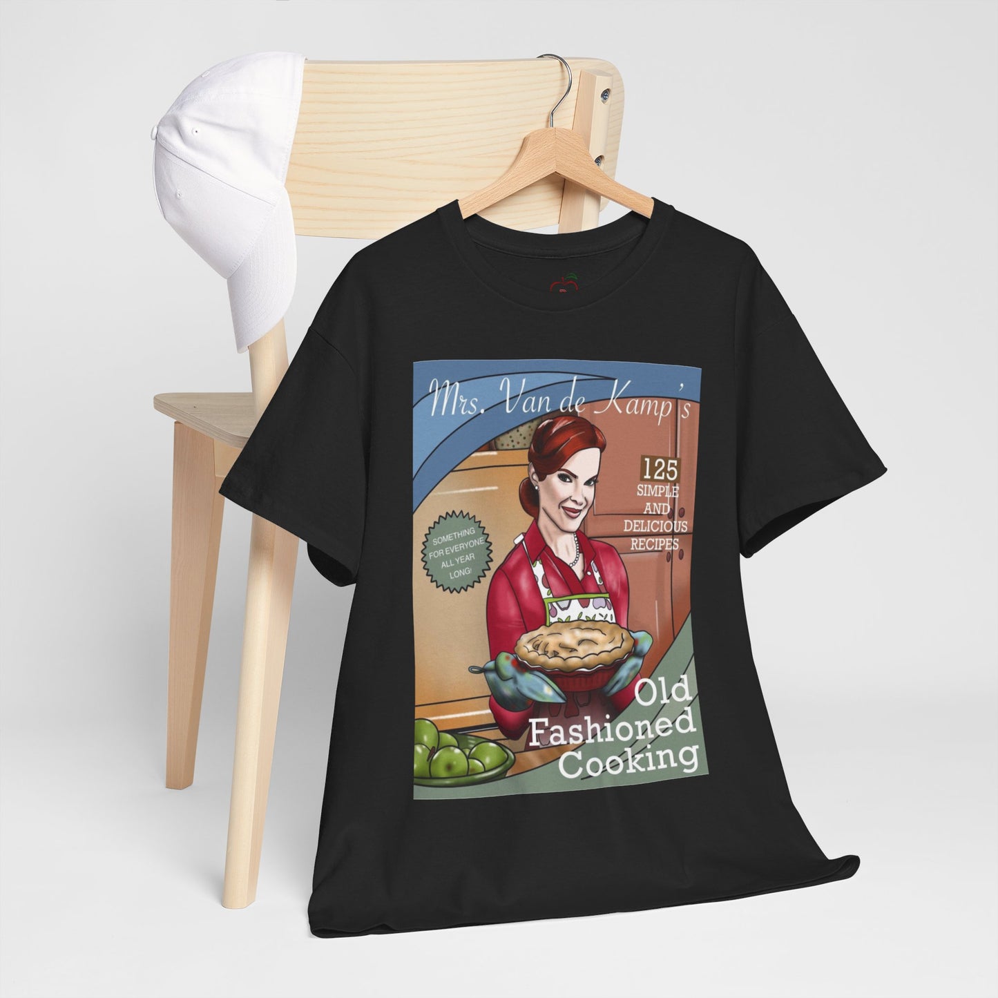 Mrs Van De Kamp’s Old Fashioned Cooking Unisex Heavy Cotton Tee