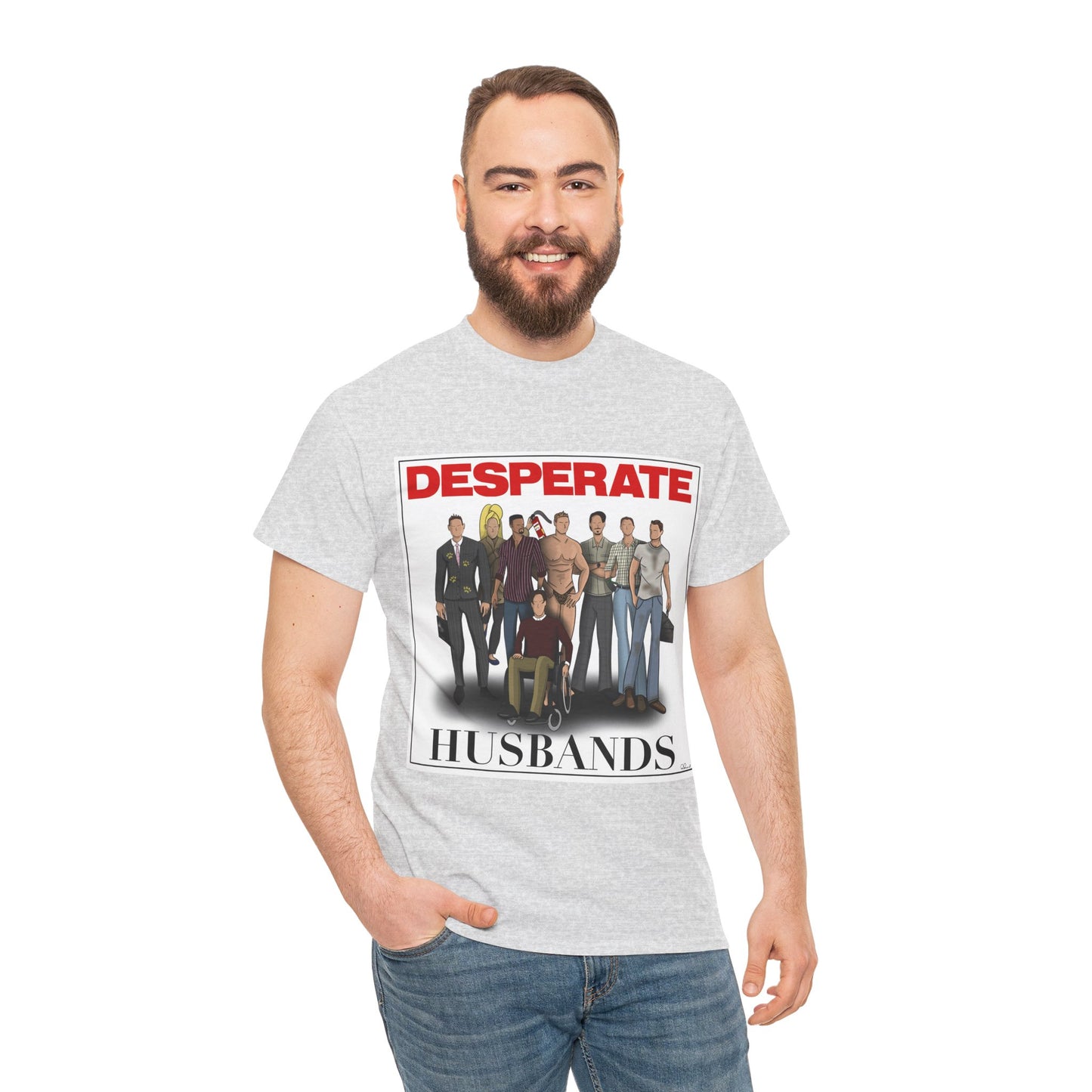 Desperate Husbands Unisex Heavy Cotton Tee