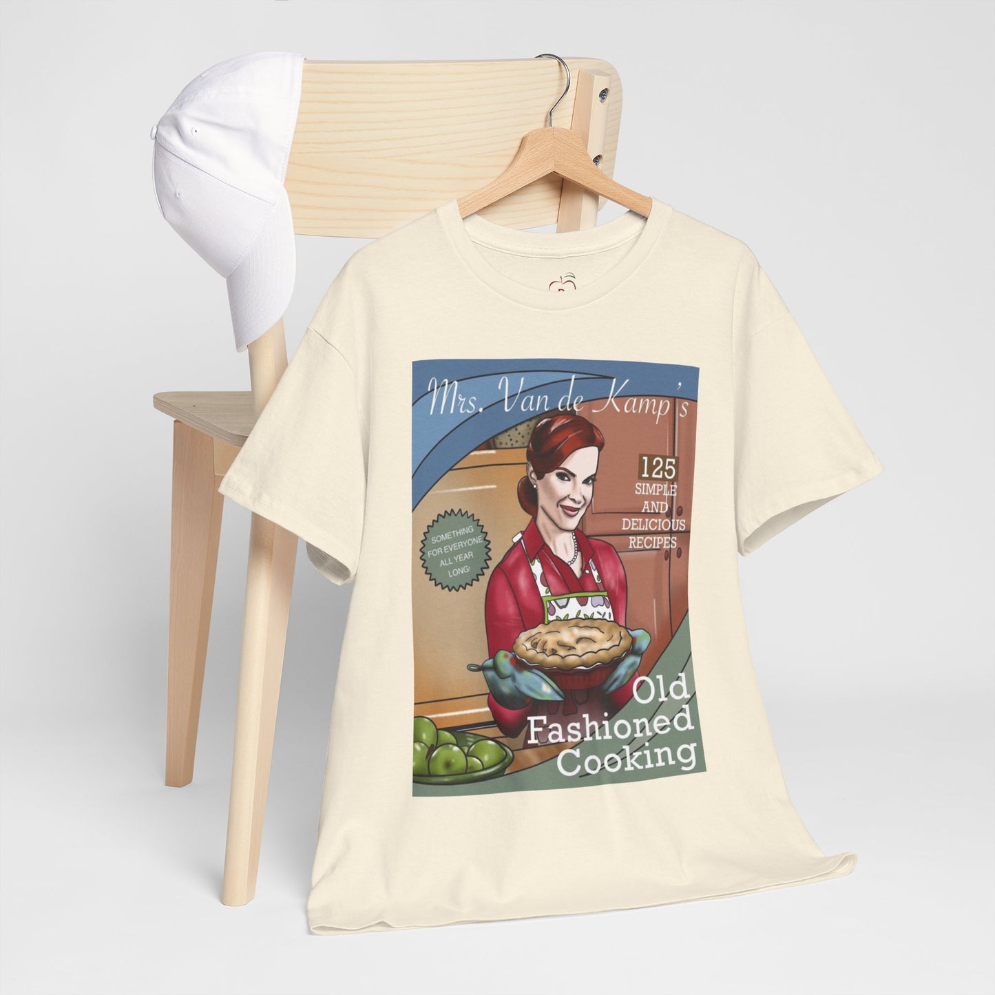 Mrs Van De Kamp’s Old Fashioned Cooking Unisex Heavy Cotton Tee