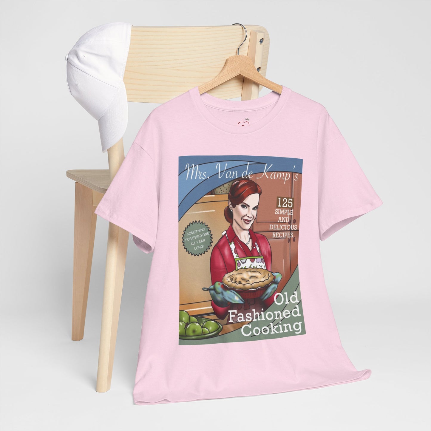 Mrs Van De Kamp’s Old Fashioned Cooking Unisex Heavy Cotton Tee