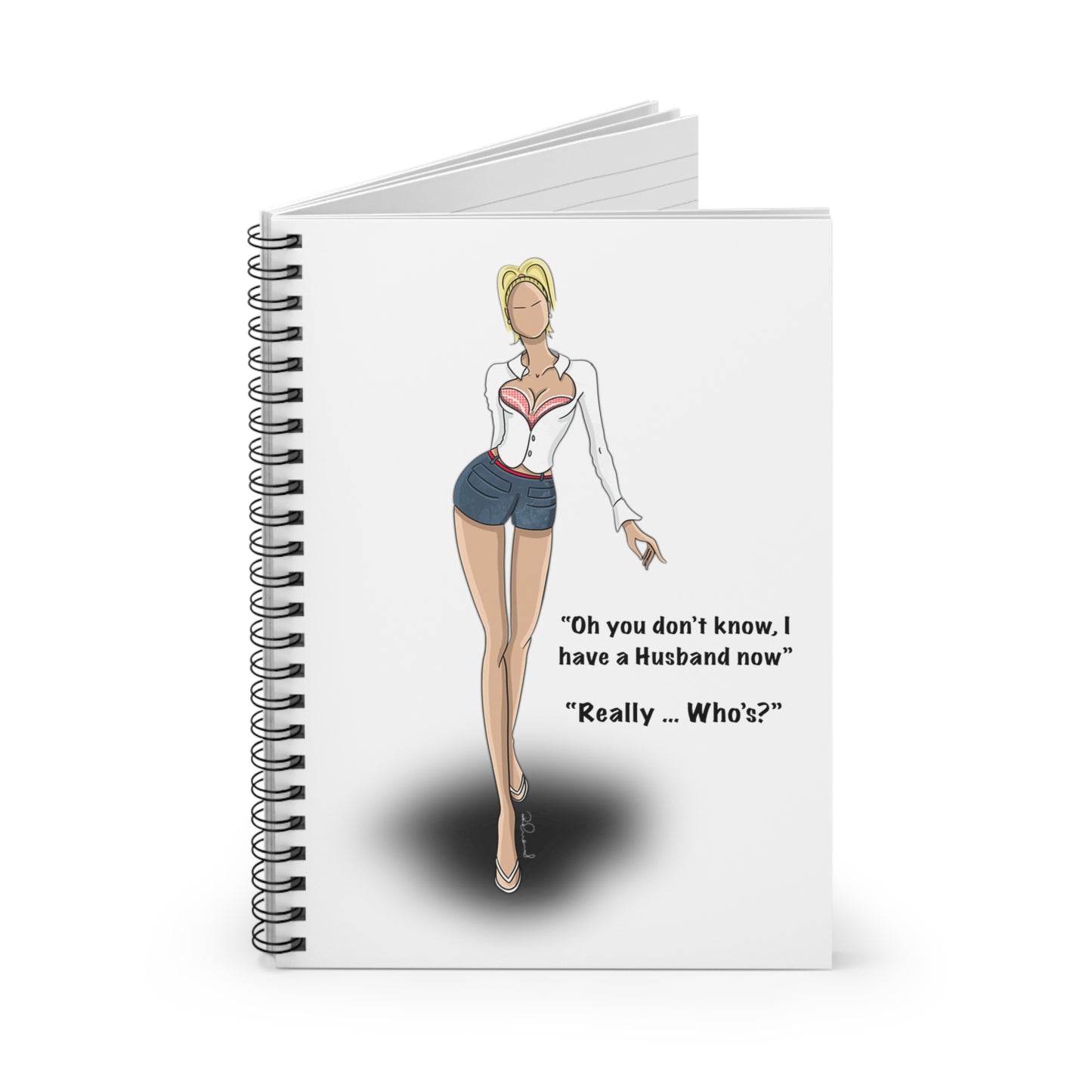 Edie Britt from Desperate Housewives Croquis Spiral Notebook - Ruled Line