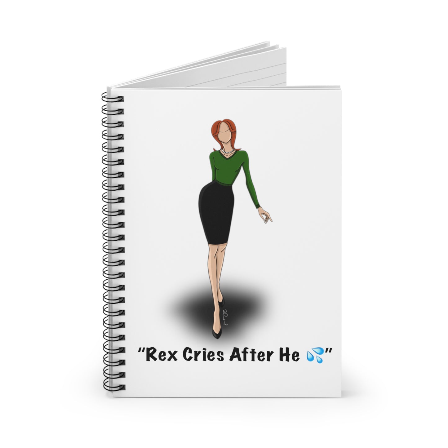 Bree Van De Kamp from Desperate Housewives Croquis Spiral Notebook - Ruled Line