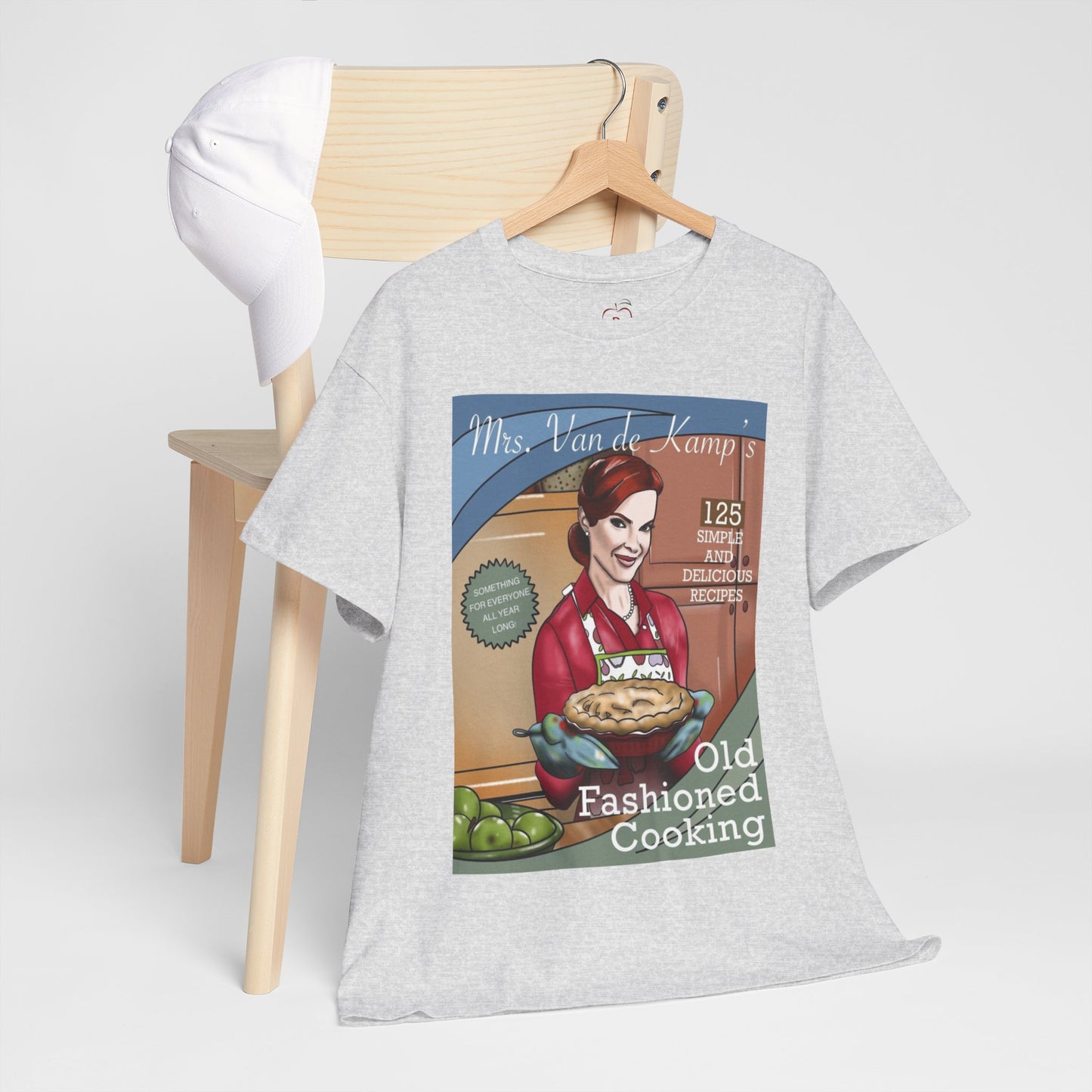 Mrs Van De Kamp’s Old Fashioned Cooking Unisex Heavy Cotton Tee