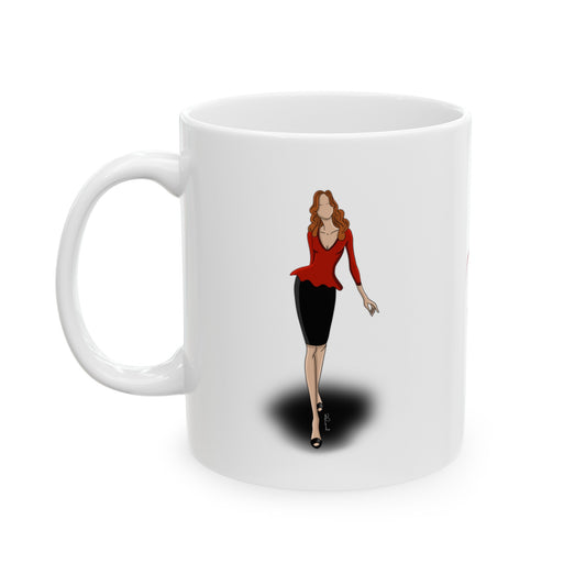 Katherine Mayfair Desperate Housewives Croquis Ceramic Mug, (11oz)