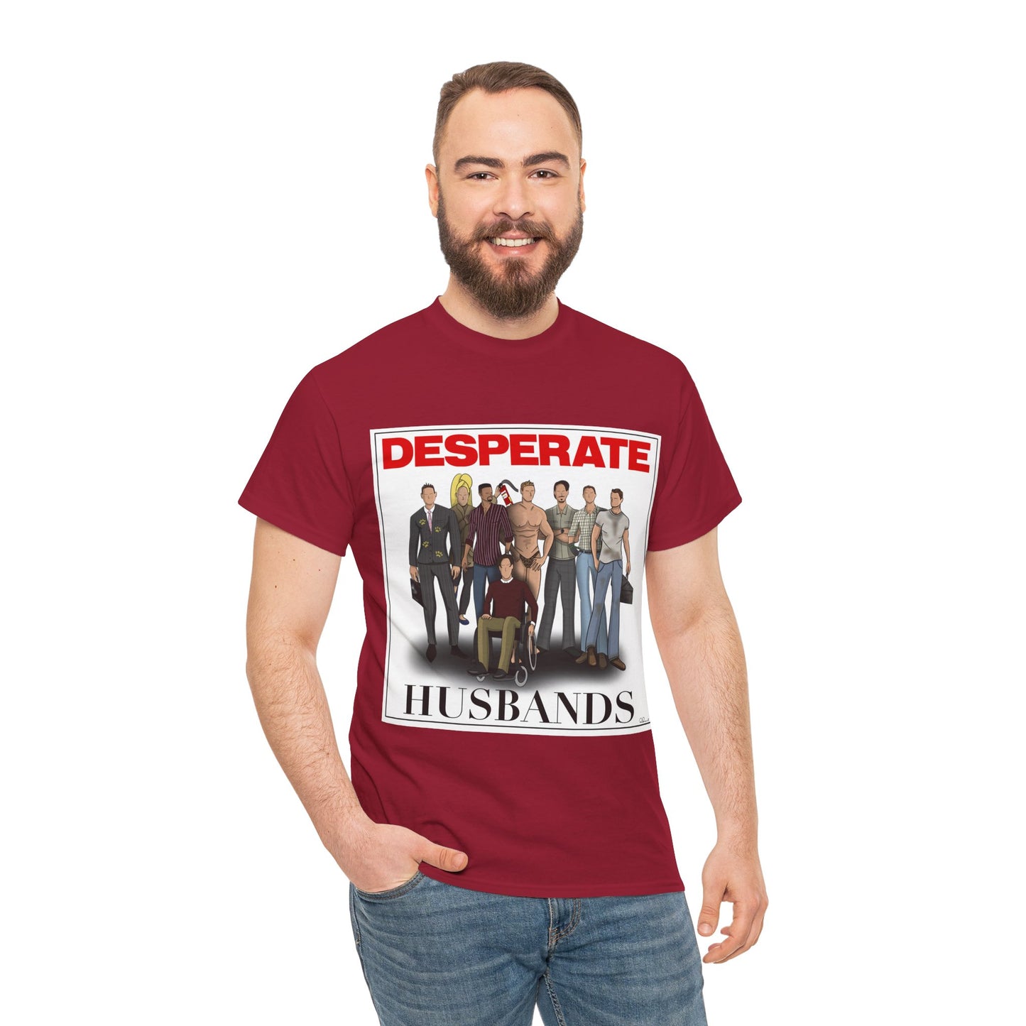 Desperate Husbands Unisex Heavy Cotton Tee