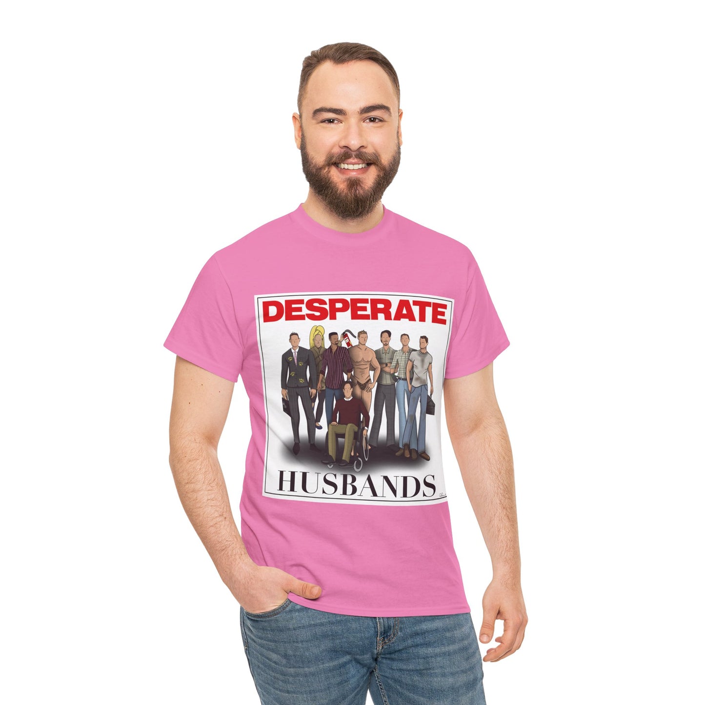 Desperate Husbands Unisex Heavy Cotton Tee