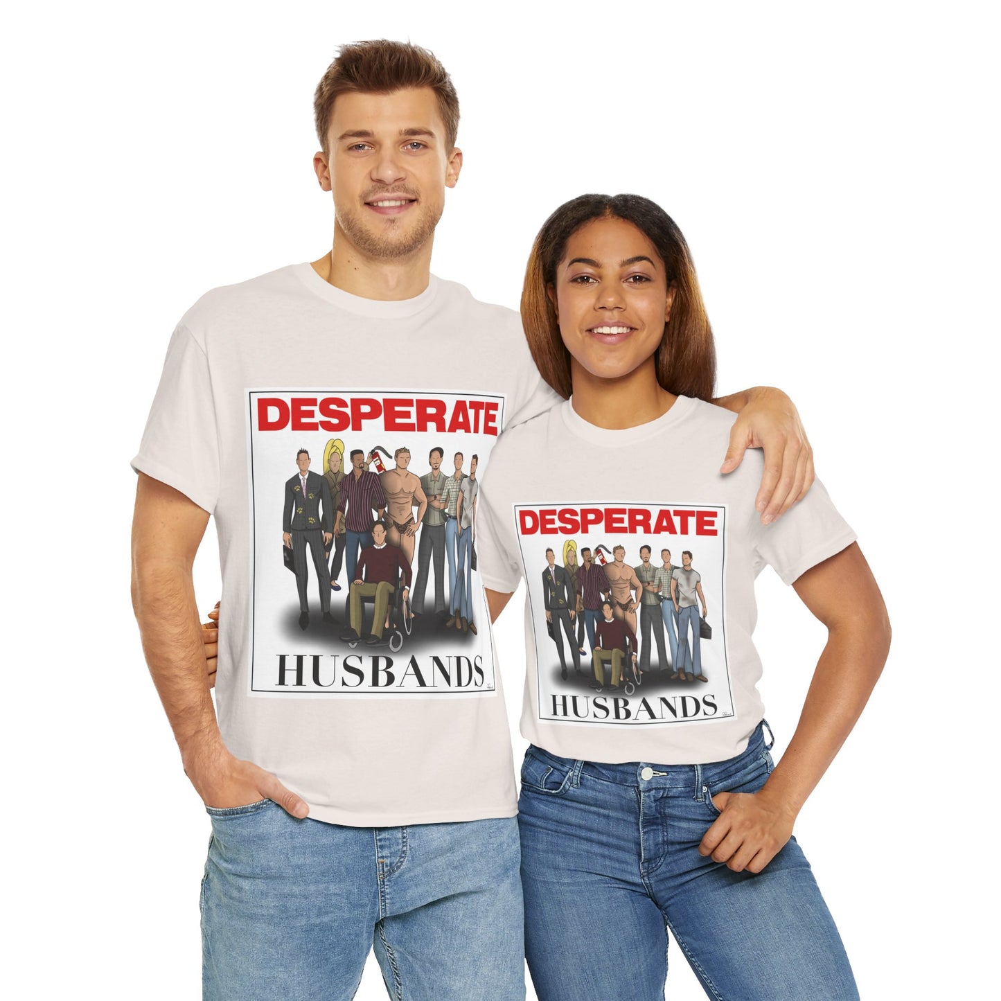 Desperate Husbands Unisex Heavy Cotton Tee