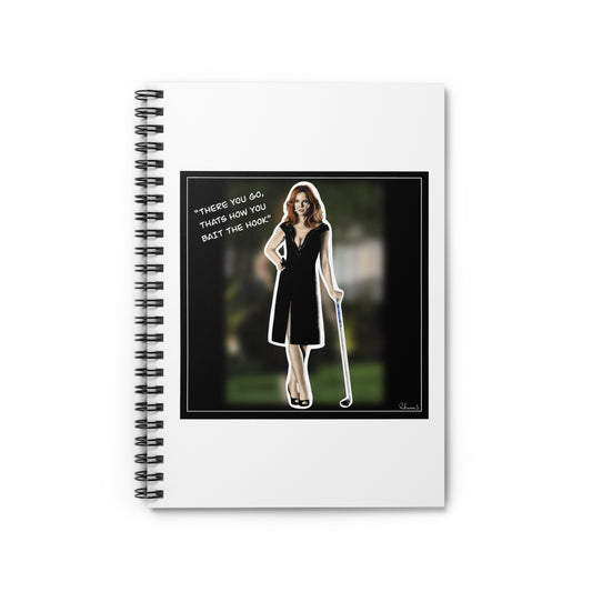 Sexy Bree Spiral Notebook - Ruled Line