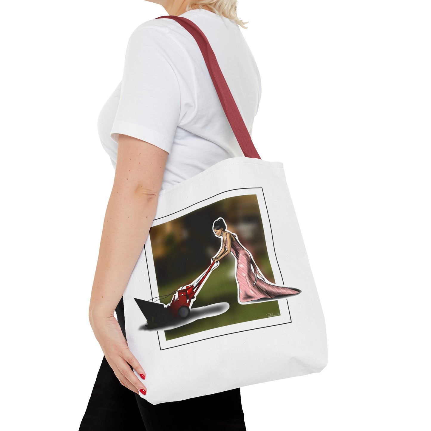 Gabrielle Solis Lawn Mower Desperate Housewives Croquis Tote Bag