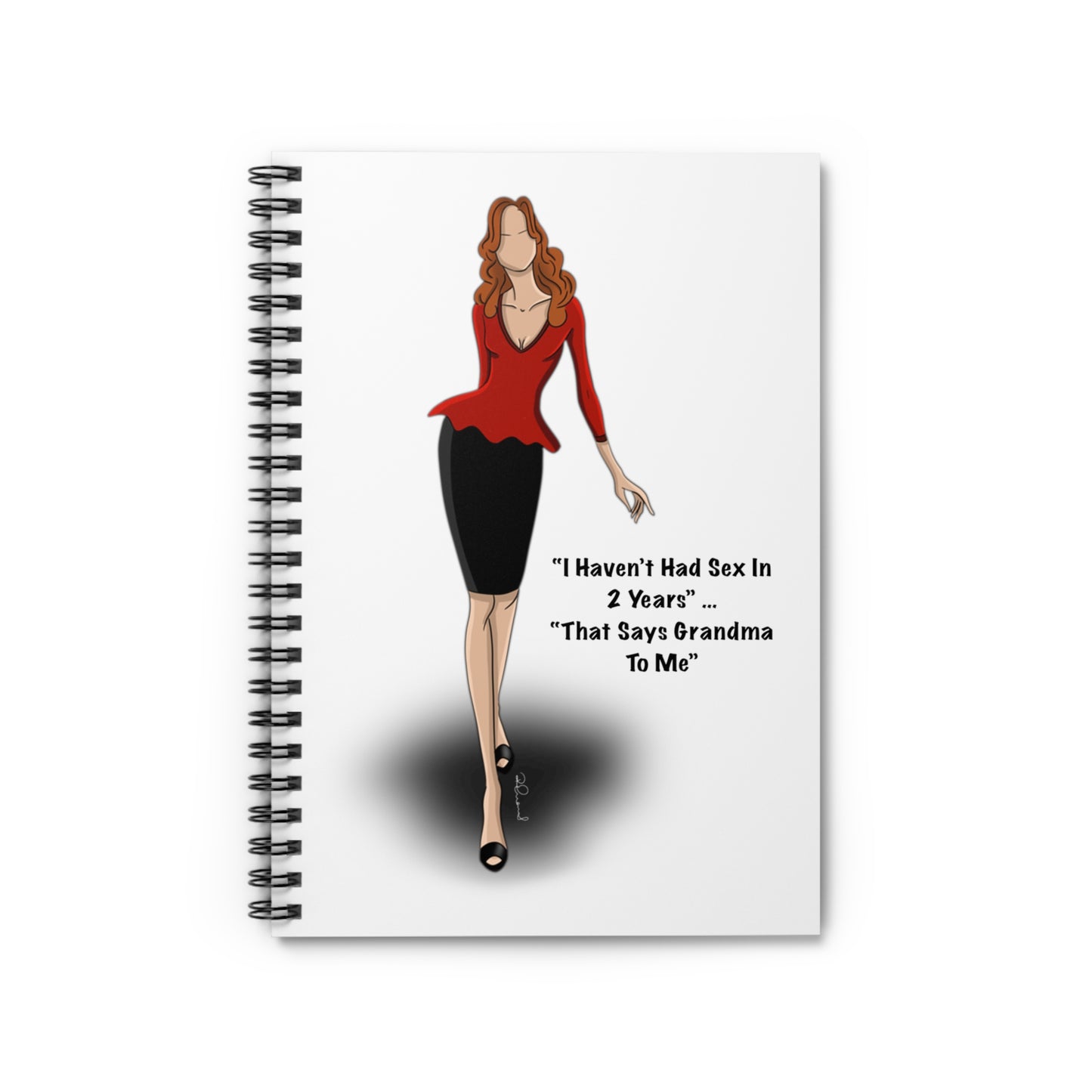 Katherine Mayfair Desperate Housewives Croquis Spiral Notebook - Ruled Line