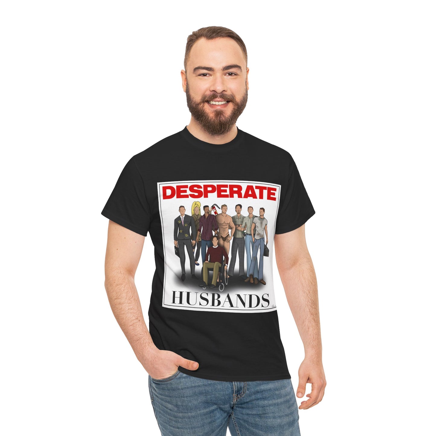 Desperate Husbands Unisex Heavy Cotton Tee