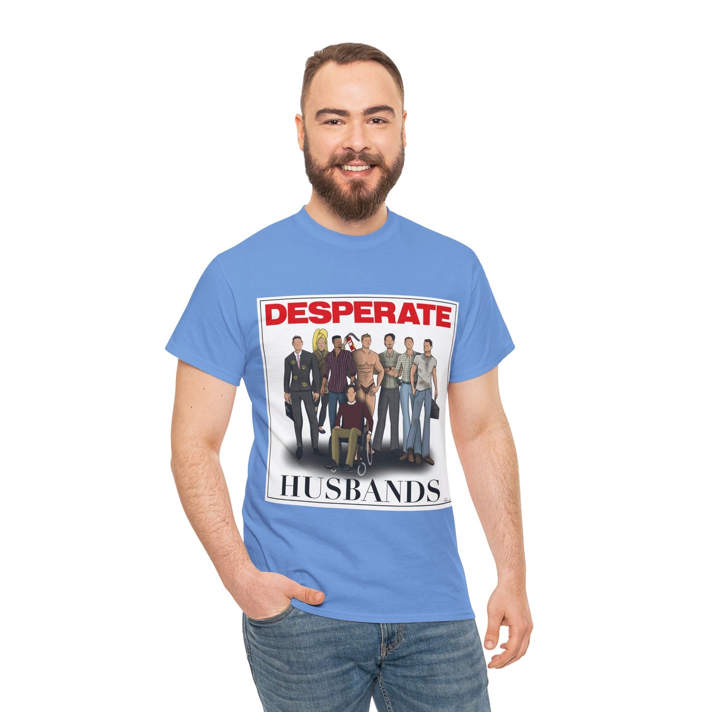 Desperate Husbands Unisex Heavy Cotton Tee