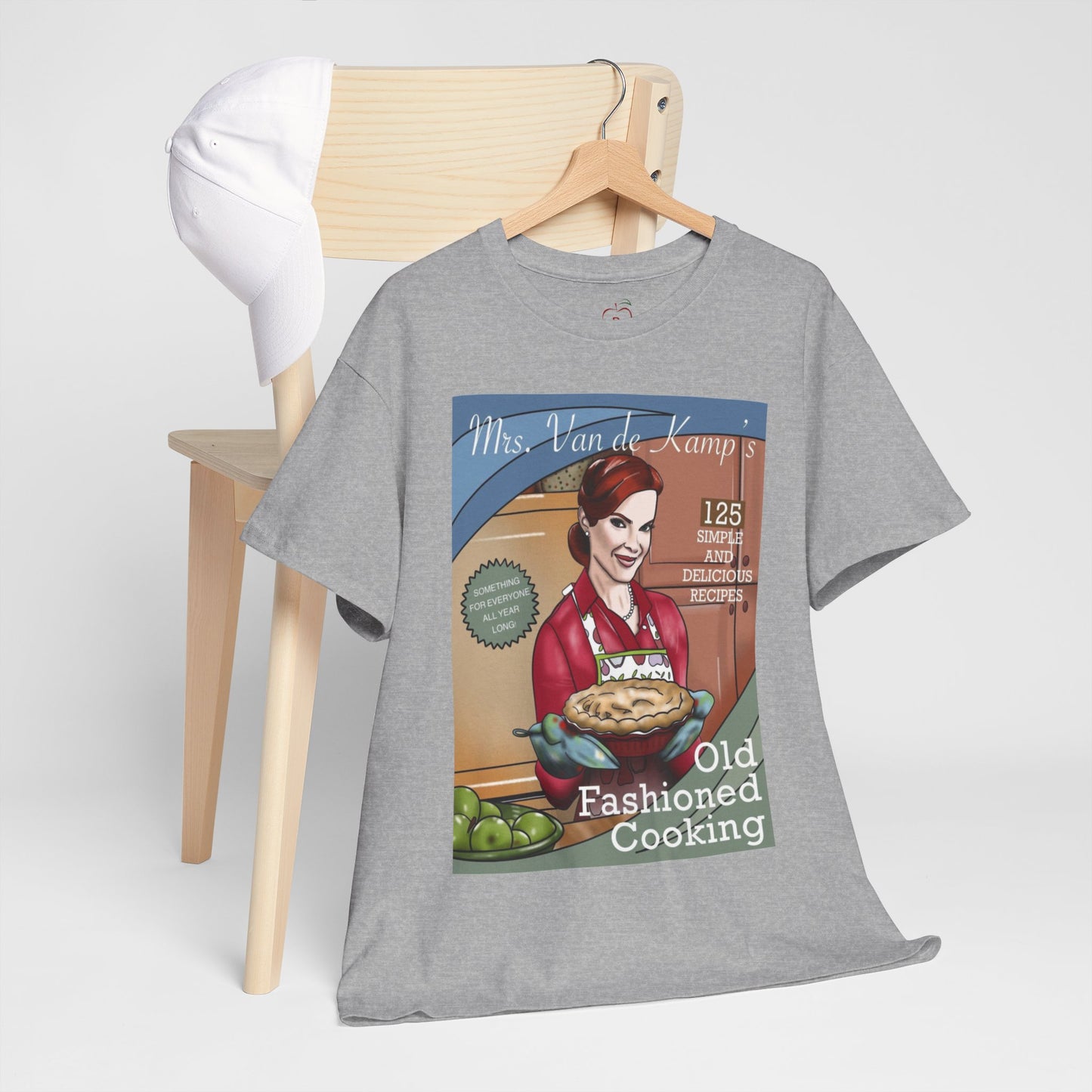 Mrs Van De Kamp’s Old Fashioned Cooking Unisex Heavy Cotton Tee