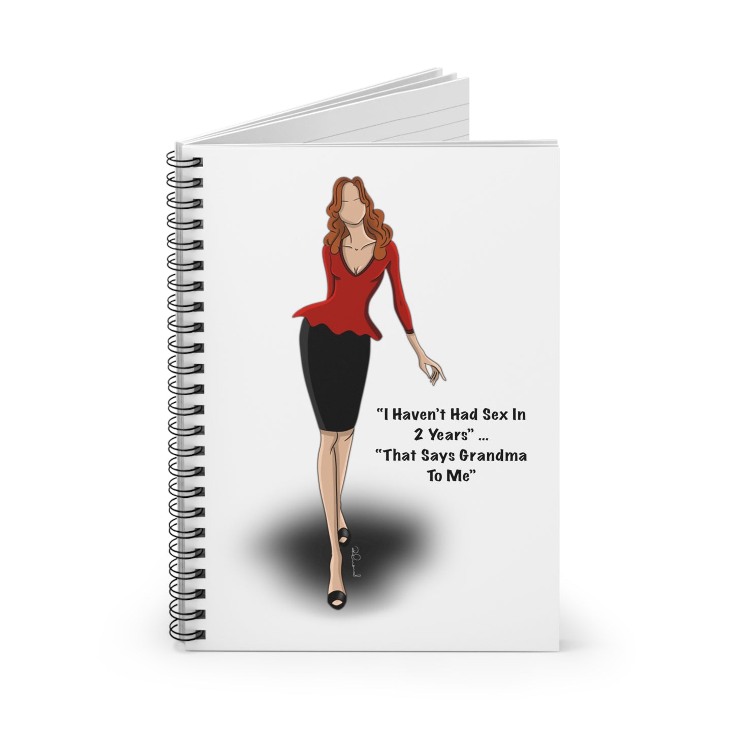 Katherine Mayfair Desperate Housewives Croquis Spiral Notebook - Ruled Line